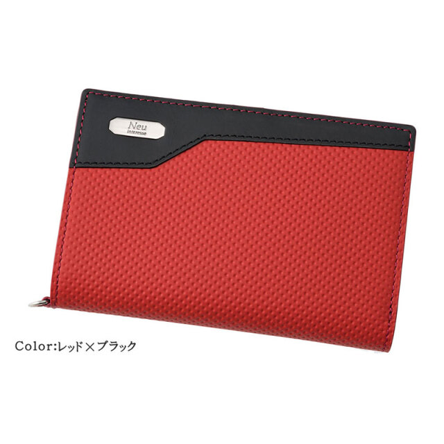 ノイインテレッセ】二つ折り財布(ミドルウォレット)□イクス