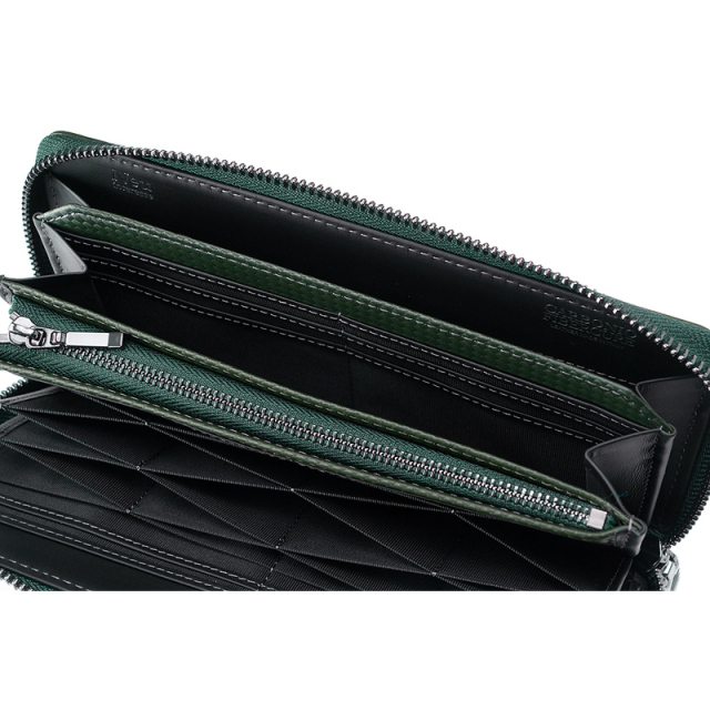 美品 マト*ラッセ ファスナー 長財布 ノイインテレッセ】ハニーセル長財布(ラウンドファスナー束入)□ナハト