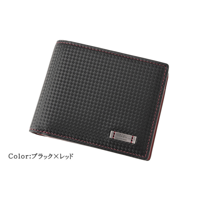 ノイインテレッセ】二つ折り財布(ベロ・小銭入れ付き札入)□ナハト