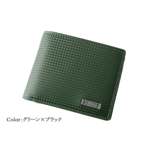 ノイインテレッセ】二つ折り財布(ベロ・小銭入れ付き札入)□ナハト