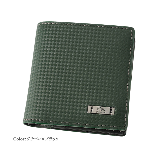 【ノイインテレッセ】コンパクト札入(外BOX小銭入れ付き札入)■ナハト