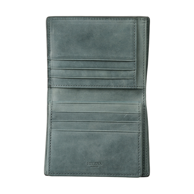 【ヘレナ】二つ折り財布(ＢＯＸ小銭入れ付き・コンパクト札入)■クレシータ