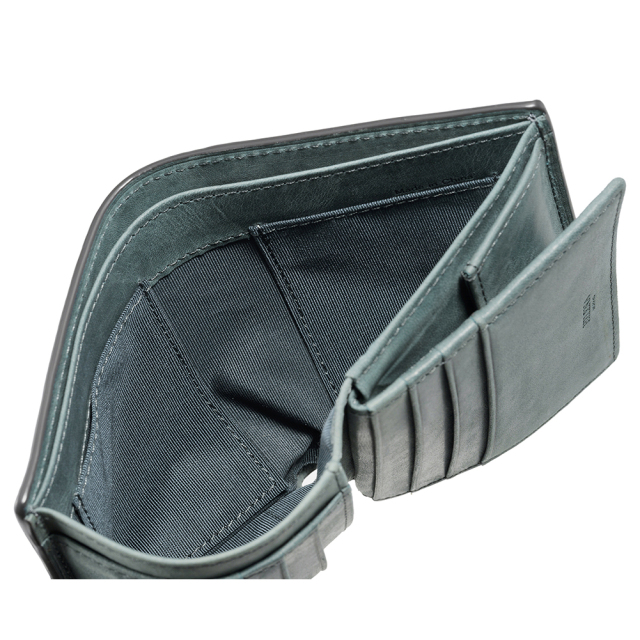 【ヘレナ】二つ折り財布(ＢＯＸ小銭入れ付き・コンパクト札入)■クレシータ