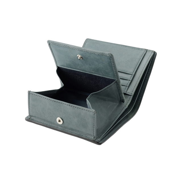 【ヘレナ】二つ折り財布(ＢＯＸ小銭入れ付き・コンパクト札入)■クレシータ