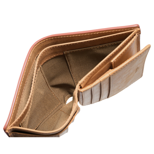 【ヘレナ】二つ折り財布(ＢＯＸ小銭入れ付き・コンパクト札入)■クレシータ