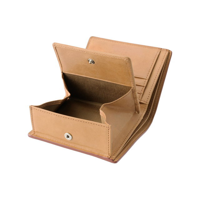 【ヘレナ】二つ折り財布(ＢＯＸ小銭入れ付き・コンパクト札入)■クレシータ