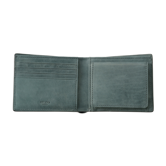 【ヘレナ】二つ折り財布(ＢＯＸ小銭入れ付き札入)■クレシータ