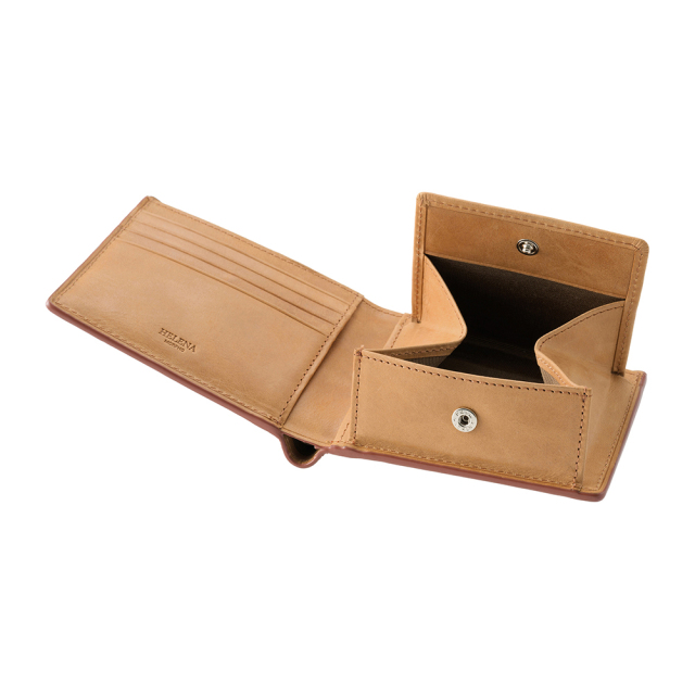 【ヘレナ】二つ折り財布(ＢＯＸ小銭入れ付き札入)■クレシータ