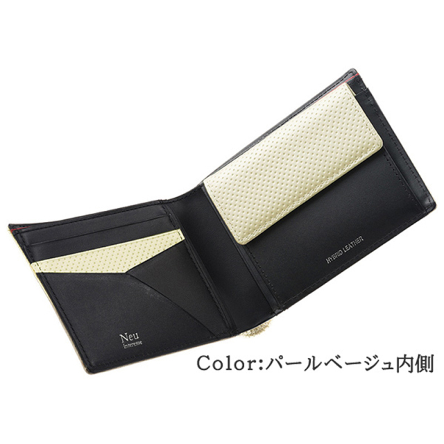 一部SALE 商品！【ノイインテレッセ】二つ折り財布(小銭入れ付き札