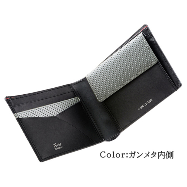 一部SALE 商品！【ノイインテレッセ】二つ折り財布(小銭入れ付き札