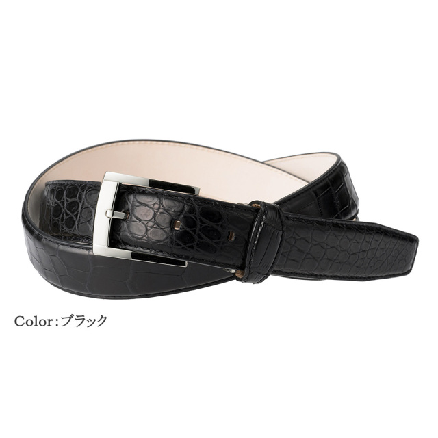 【CYPRIS COLLECTION】ベルト(30mm幅)■マットクロコダイル