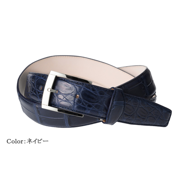 【CYPRIS COLLECTION】ベルト(35mm幅)■マットクロコダイル