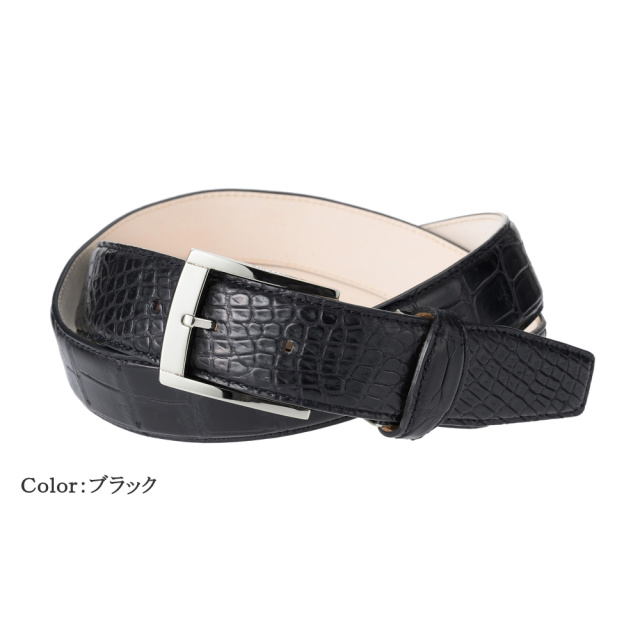 CYPRIS COLLECTION】ベルト(35mm幅)□マットクロコダイル