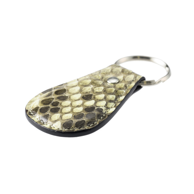 00s yasuyukiishii python leather キーホルダー PYTHON LEATHER KEY HOLDER【WHITE】｜WACKO MARIA｜MELTING POT（正規