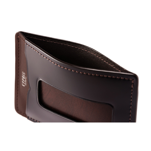 オイルシェルコードバン＆シラサギレザー