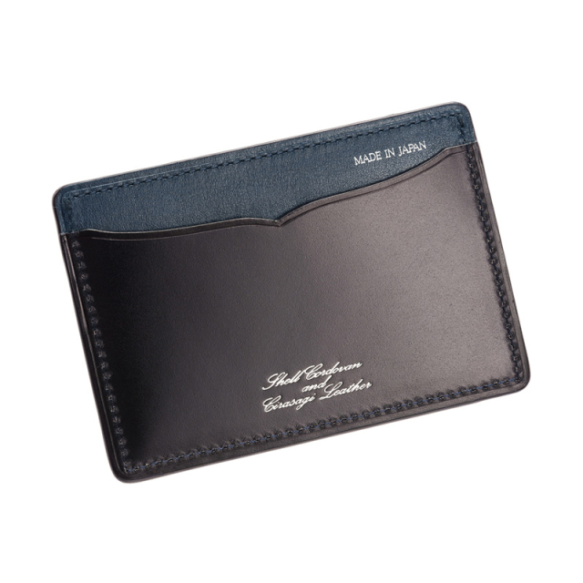 オイルシェルコードバン＆シラサギレザー