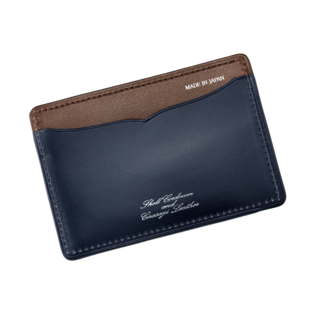 オイルシェルコードバン＆シラサギレザー