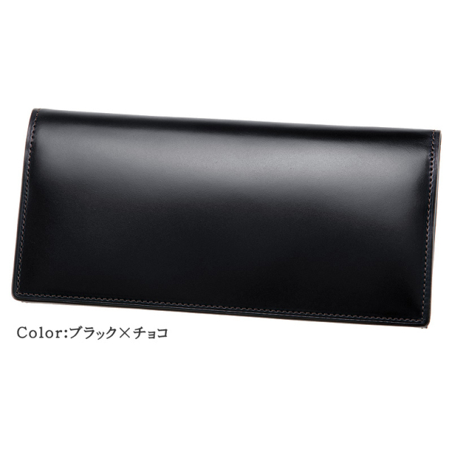 【キプリス】長財布(小銭入れ付きササマチ束入)■オイルシェルコードバン＆シラサギレザー [4127]
