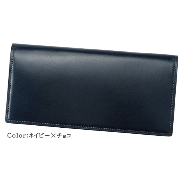 キプリス】長財布(小銭入れ付きササマチ束入)□オイルシェルコードバン