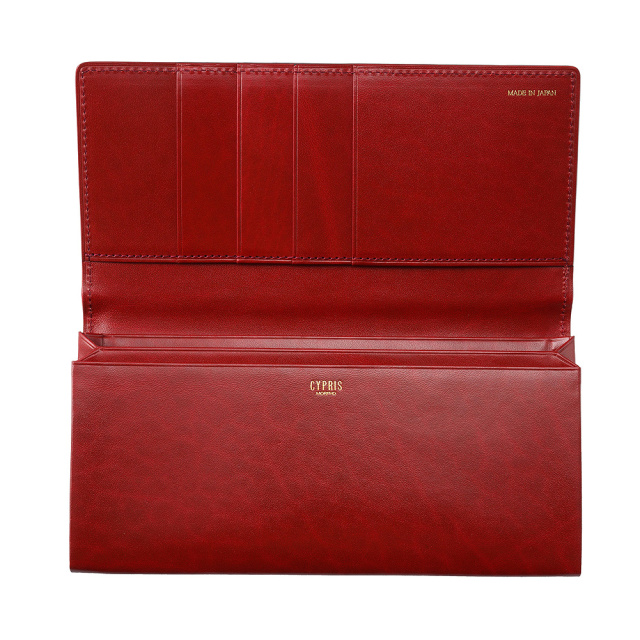 【キプリス】長財布(風琴マチ束入・小銭入れなし)■MADAI -Ocean Leather-