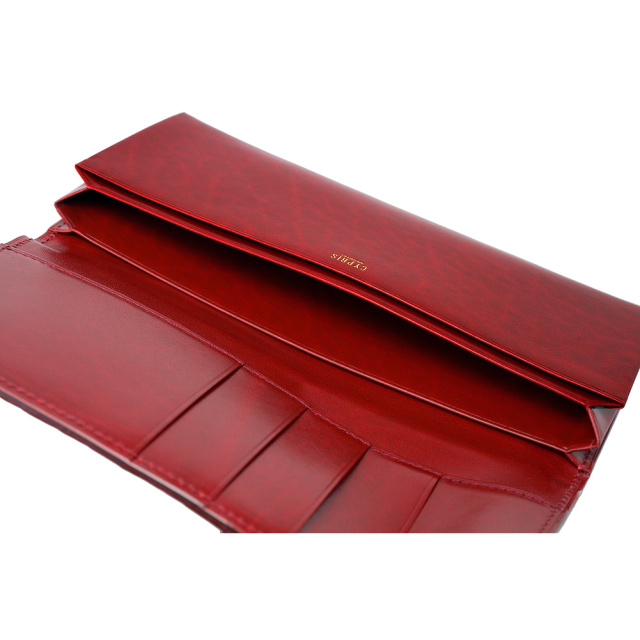 【キプリス】長財布(風琴マチ束入・小銭入れなし)■MADAI -Ocean Leather-