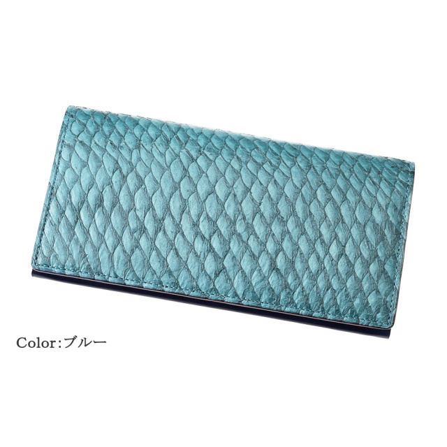 【キプリス】長財布(風琴マチ束入・小銭入れなし)■MADAI -Ocean Leather-