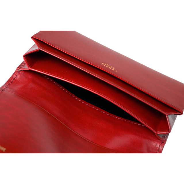 【CYPRIS】キプリス 美品 風琴マチ 名刺入れ カード入れ キプリス】名刺入れ(風琴マチ)□MADAI -Ocean Leather-