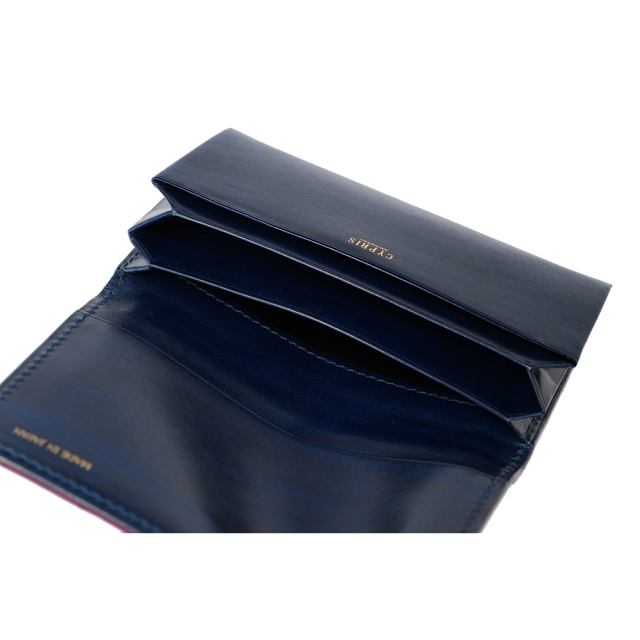 キプリス】名刺入れ(風琴マチ)□MADAI -Ocean Leather-