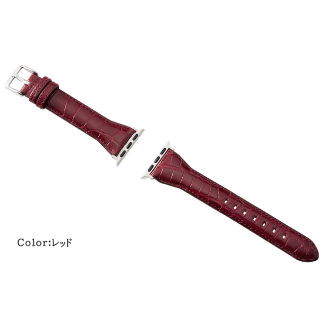 【キプリス】ウォッチバンド(Apple watch38/40/41mm対応)■クロコダイル