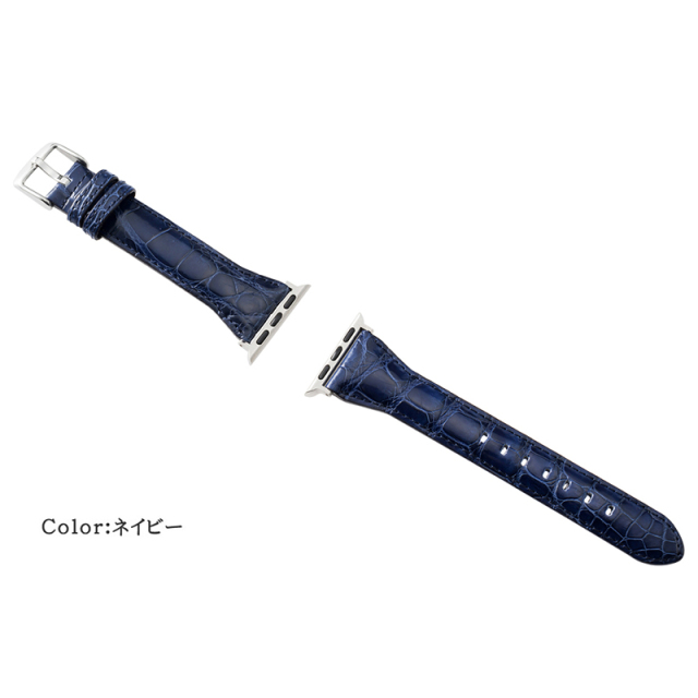 【キプリス】ウォッチバンド(Apple watch38/40/41mm対応)■クロコダイル
