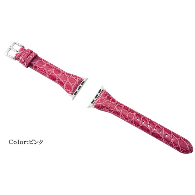 【キプリス】ウォッチバンド(Apple watch38/40/41mm対応)■クロコダイル