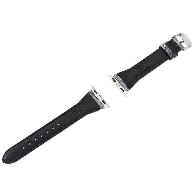 【キプリス】ウォッチバンド(Apple watch38/40/41mm対応)■クロコダイル