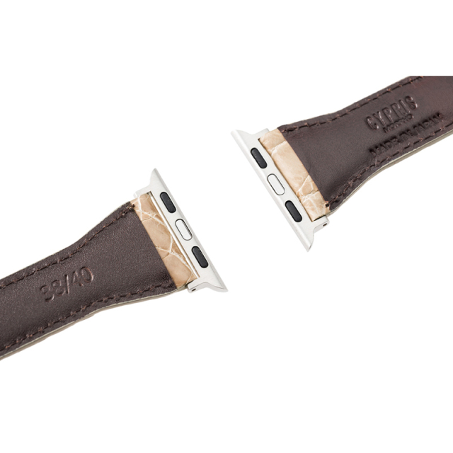 【キプリス】ウォッチバンド(Apple watch38/40/41mm対応)■クロコダイル