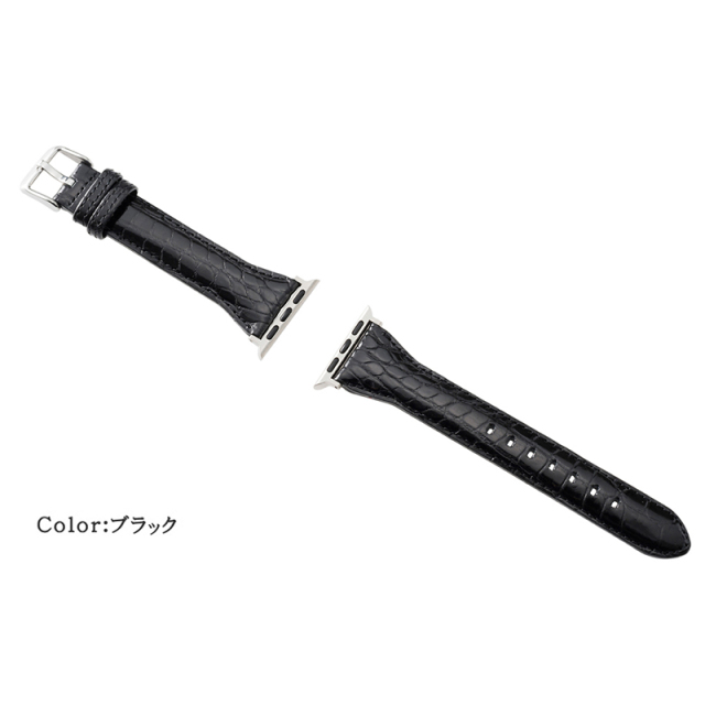 【キプリス】ウォッチバンド(Apple watch38/40/41mm対応)■クロコダイル