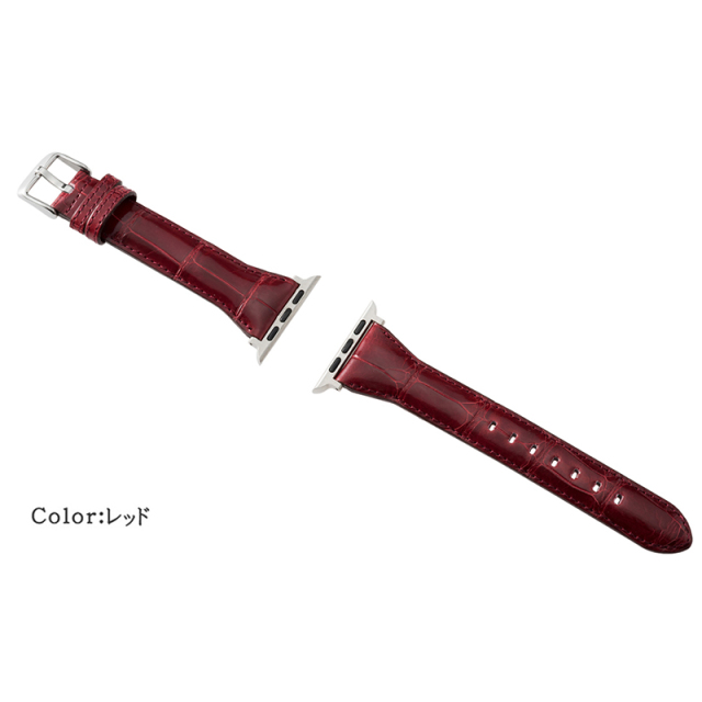 【キプリス】ウォッチバンド(Apple watch42/44/45/49mm対応)■クロコダイル