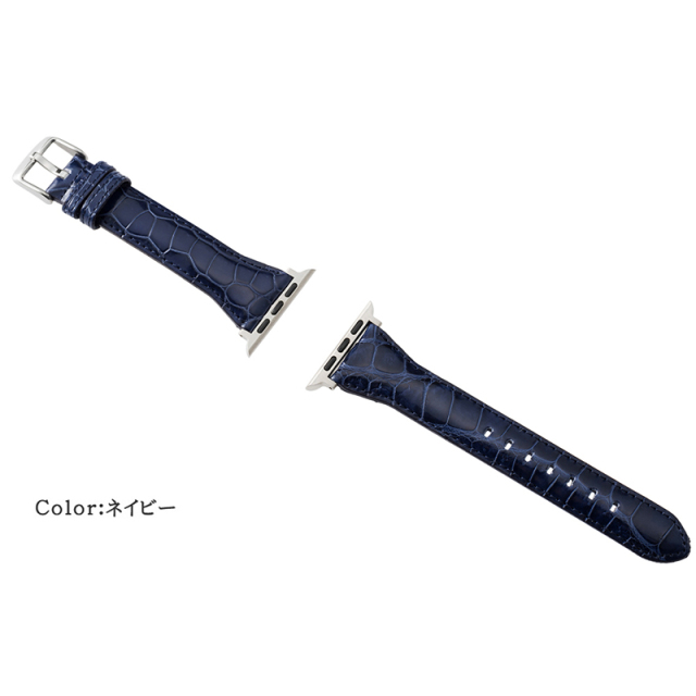 【キプリス】ウォッチバンド(Apple watch42/44/45/49mm対応)■クロコダイル