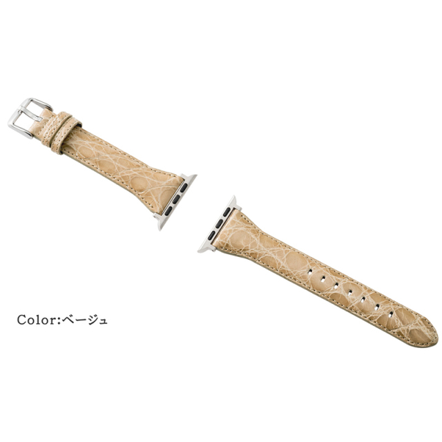 【キプリス】ウォッチバンド(Apple watch42/44/45/49mm対応)■クロコダイル
