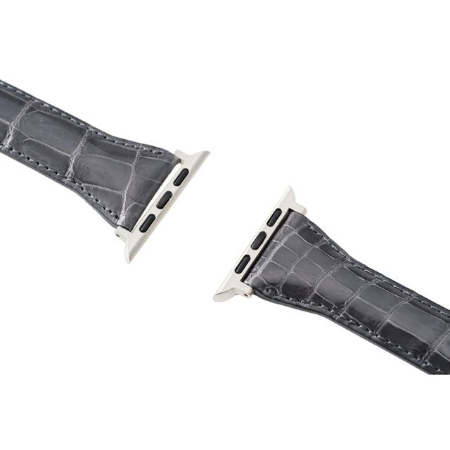 【キプリス】ウォッチバンド(Apple watch42/44/45/49mm対応)■クロコダイル