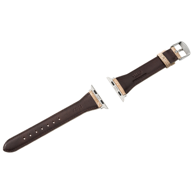 【キプリス】ウォッチバンド(Apple watch42/44/45/49mm対応)■クロコダイル