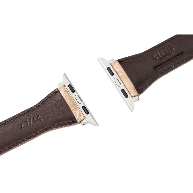 【キプリス】ウォッチバンド(Apple watch42/44/45/49mm対応)■クロコダイル