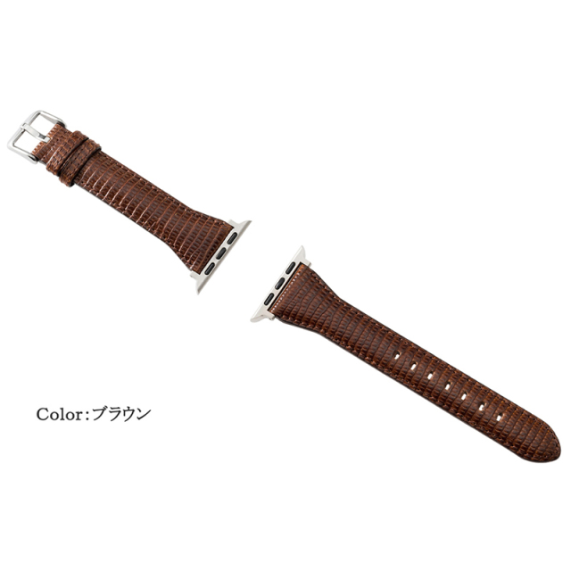 【キプリス】ウォッチバンド(Apple watch42/44/45/49mm対応)■リザード