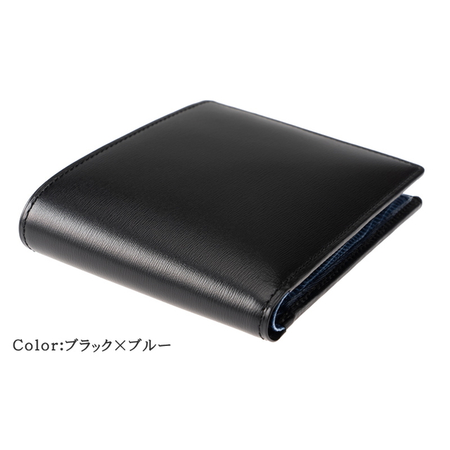 CYPRIS COLLECTION】二つ折り財布(小銭入れ付き札入)□ボックスカーフ
