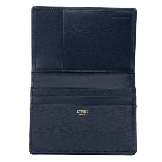 【キプリス】名刺入れ(通しマチ)■ボックスカーフ