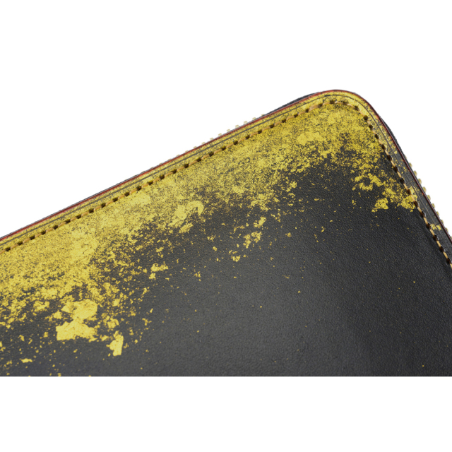 【キプリス】長財布(ラウンドファスナー)■漆×金箔 