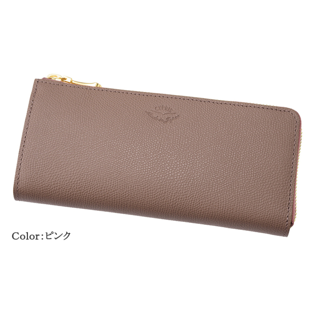 【キプリス】ハニーセル長財布(Ｌ字ラウンドファスナー束入)■シマロン