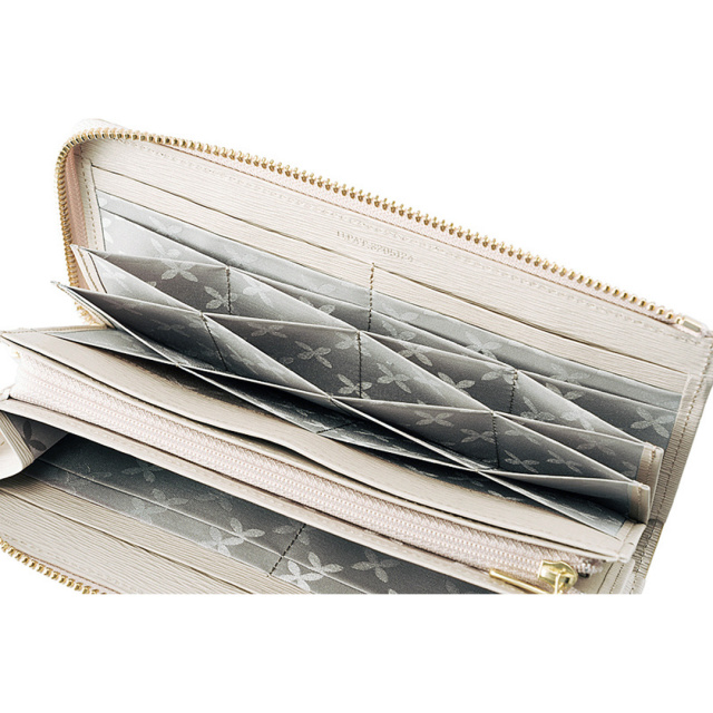 【キプリス】ハニーセル長財布(L字ラウンドファスナー束入)■リサッカ