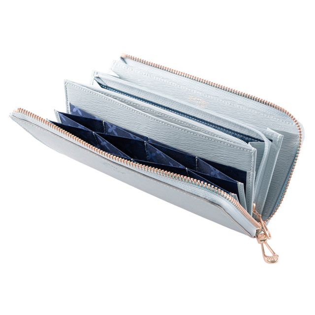 【キプリス】ハニーセル長財布(L字ラウンドファスナー束入)■リサッカ