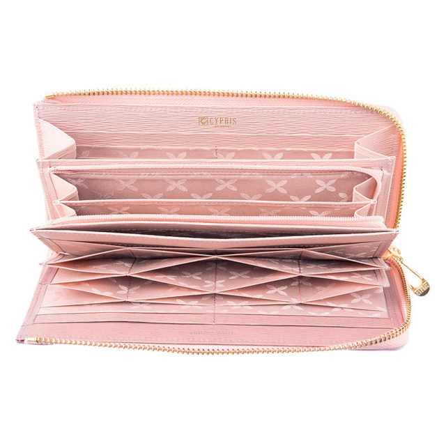 【キプリス】ハニーセル長財布(L字ラウンドファスナー束入)■リサッカ