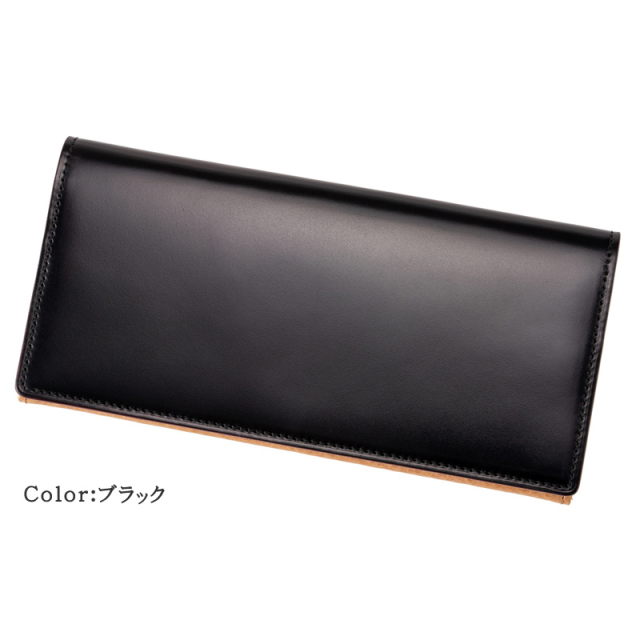 キプリス】長財布(小銭入れ付きササマチ束入)□オイルシェルコードバン