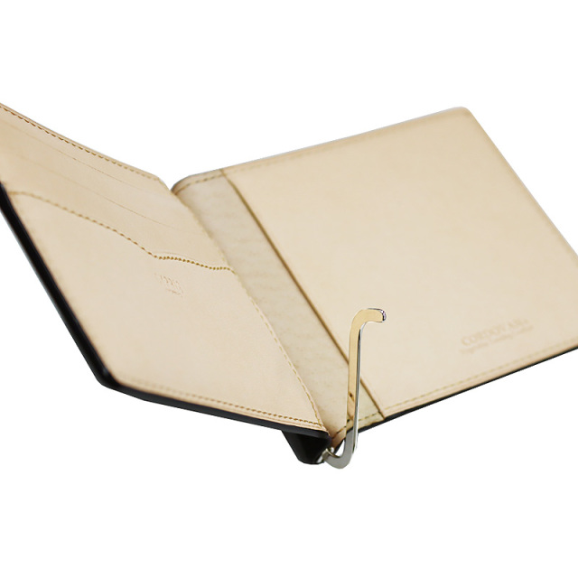 【キプリス】札ばさみ/マネークリップ■新コードバン＆ベジタブルタンニン